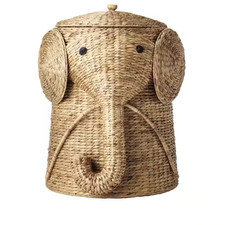Elephant Natural Woven Wood