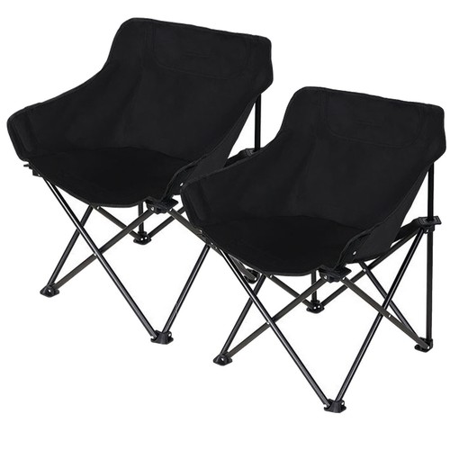 Canvas camping chairs 2pc - canvas,