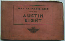 Austin Eight 8 1945-1947 original Illustrated Master Parts List 1948 Pub No 371