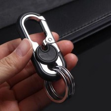 Business Car Keychain Double Ring  Keychain Car Key Holder Keys Organizer