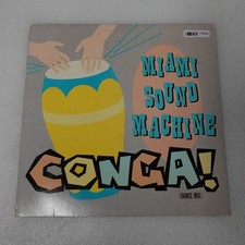 Miami Sound Machine Conga LP Vinyl Album Record Electronic