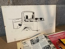 Daihatsu Taft / F20 / F50 Autocar Magazine Original Illustration