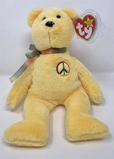 Ty Beanie Baby Peace II Bear