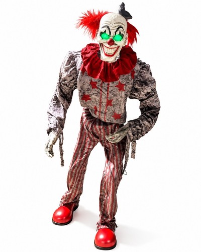 Clown animated halloween prop - clown,