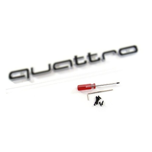 Audi quattro grill badge - audi,