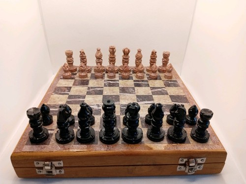 Marble chess set with - marble,
