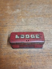 Vintage Lodge Spark Plug Tin
