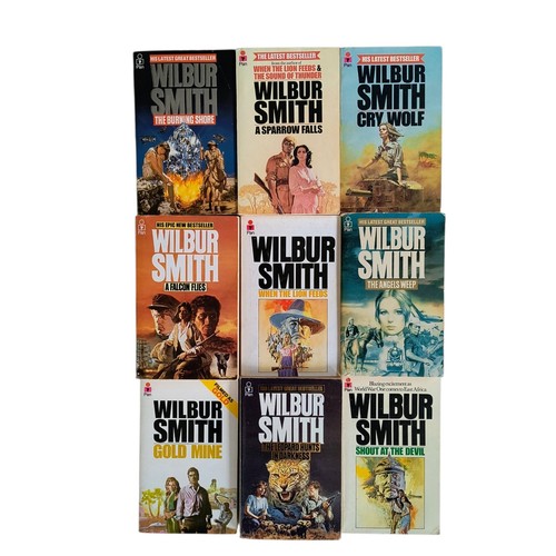 Wilbur smith books vintage - x, 9