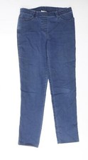 Michelle Magic Womens Blue Cotton Blend Jegging Jeans Size 8 Reg