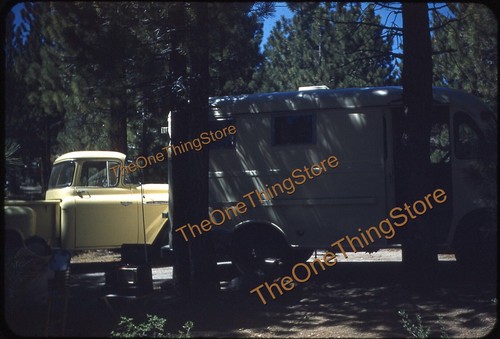 Camper van truck - camper, campground