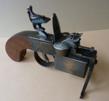 Dunhill Tinder Pistol Table Lighter ,Complete & Working Well .