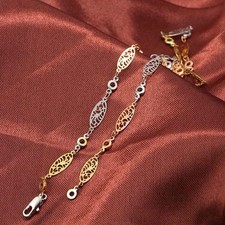 9ct 9k Yellow Rose & White