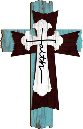 Large wooden christian wall - large,