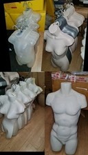 Mix Female Male Kids Torso Mannequin With Hanging Hook - Job Lot of 38 Pcs