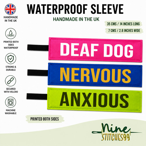 Personalised dog lead sleeve - personalised,