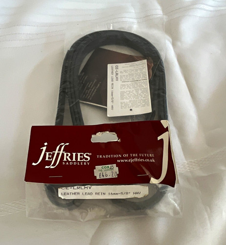 Jeffries saddlery leather lead - saddlery,