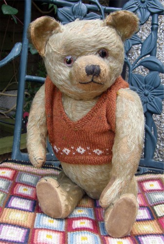 Fabulous antique british teddy - antique,