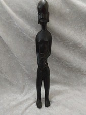  Hand Carved Wood African Statue Tribal Art 