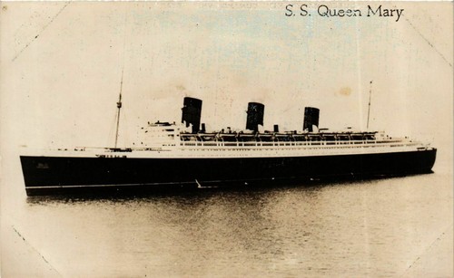 Cpa queen mary - queen, ships