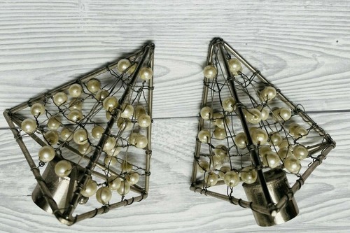 White pearl and silver - white,