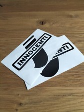 2x Lambretta innocenti I Scooter Stickers Decals Mod Vespa