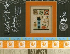 LIZZIE KATE CELEBRATE FLIP-IT "BOO - HALLOWEEN" CROSS STITCH CHART F168 (2017)
