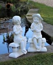 Garden Ornaments Girl Boy