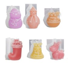 Christmas Candle Mold Silicone