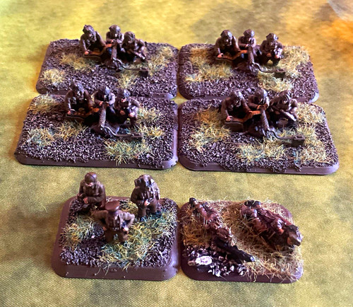 Painted 15mm flames - 15mm, war