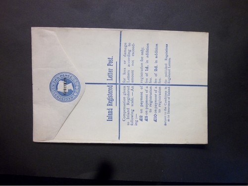 Stationery 1886 2d blue - stationery,