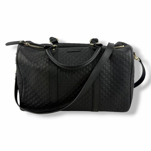 Gucci black leather - black,