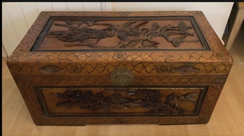 Vintage chinese camphor - vintage,