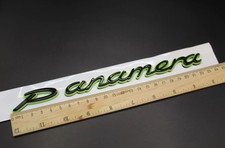 Panamera Lime Green Rear Badge | Porsche Emblem Replacement | PPAN-LG01