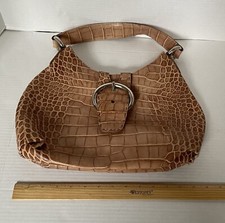 Desmo Tan Croc Embossed