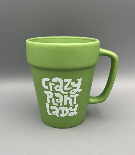 Crazy plant lady ceramic mug - crazy,