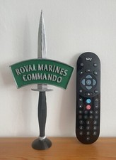 Royal Marines Commando Dagger large 10 inch Badge, Hand Painted Desktop ornament