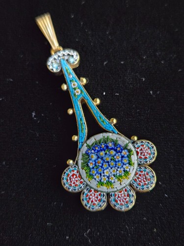 Micro mosaic pendant - micro,
