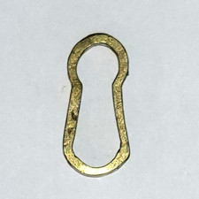 Brass thread escutcheon key