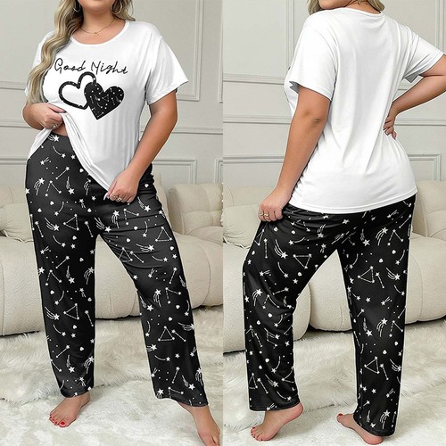 2pcs lady summer pajamas set - 2pcs,