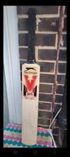 Slazenger V600 Panther Kashmir Willow Harrow Cricket Bat Signed