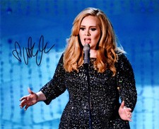 Original Signed Photo of Adele 10x8 + COA
