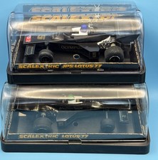 Scalextric JPS Lotus 77 & Lotus 77 Formula 1 F1 Racing Slot Car Original Box