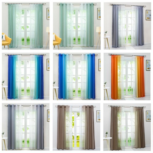 Gradient curtains drapes - curtains,