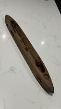 Vintage Weaving Wooden Yorkshire Cotton Mill Boat Loom Flying Shuttle