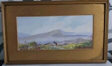 Original Watercolour Painting Signed by Artist Scottish Landscape Framed Vintage