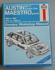 Austin (M.G. and Vanden Plas) - Maestro Haynes Workshop Manual