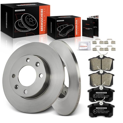 Rear brake discs pads - rear, &