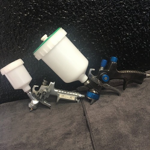 Lvlp silver blue spray gun - silver,