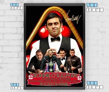 Snooker legends signed - signed, prints