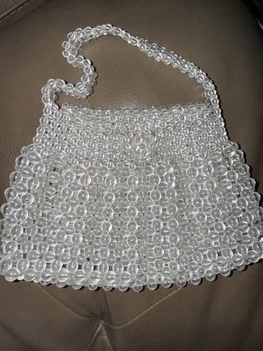 Vintage clear lucite bead - vintage,